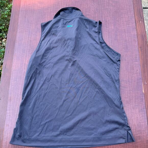 Slazenger Women's Black Sleeveless Golf Polo - Size Large - Picture 5 of 5